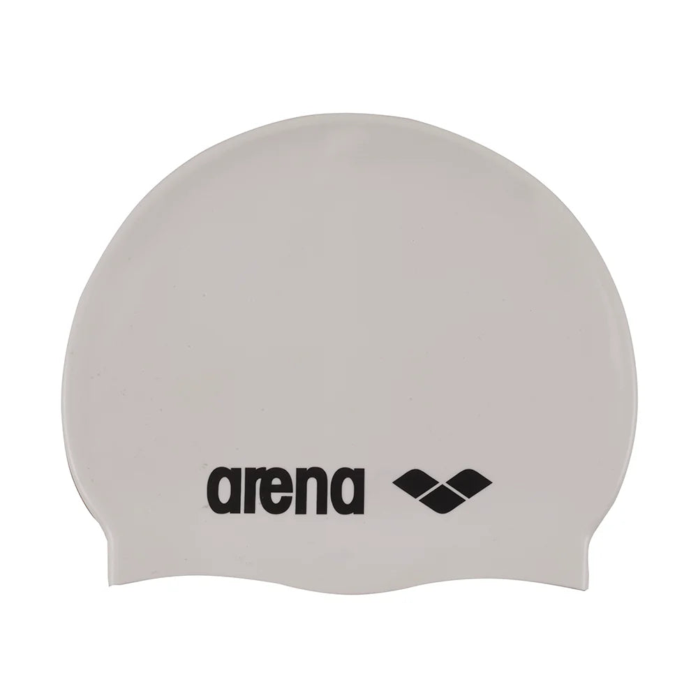 GORRO DE NATACIÓN ARENA CLASSIC SILICONA BLANCA
