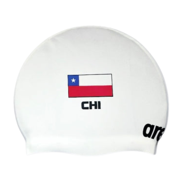 GORRO DE NATACIÓN ARENA BANDERA DE CHILE