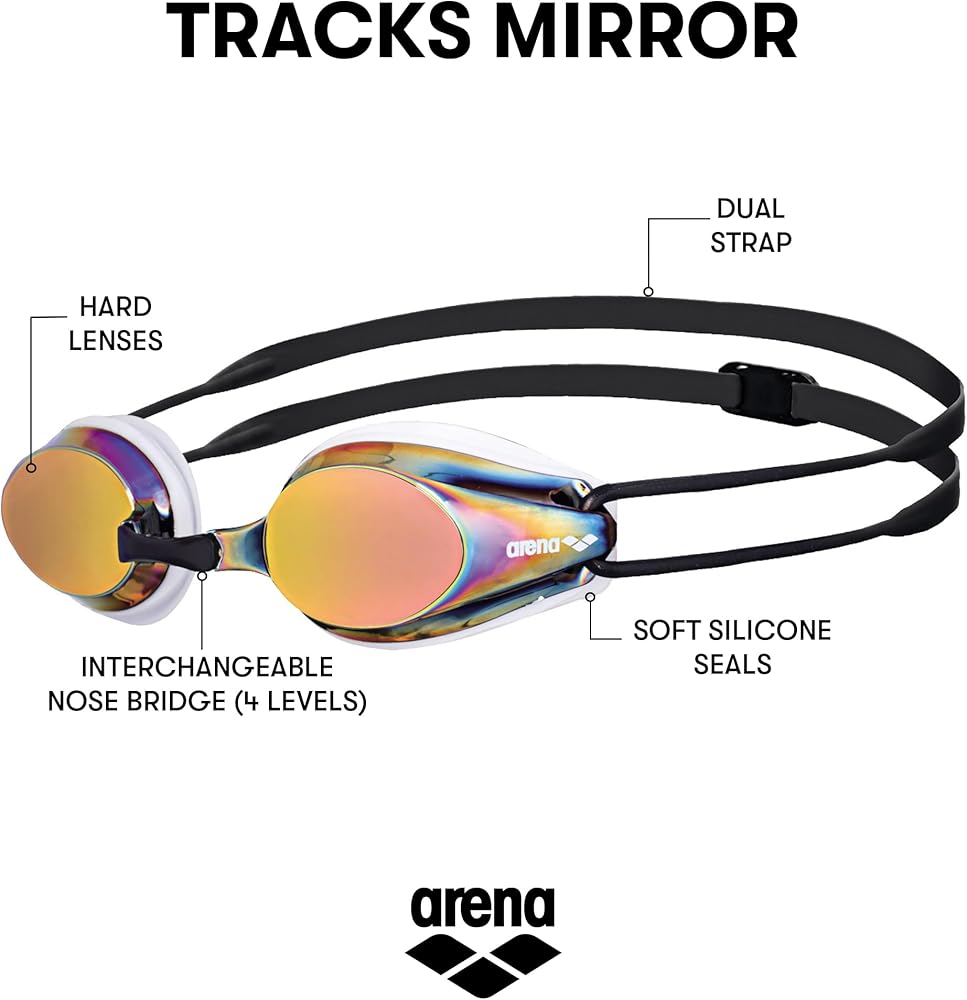 LENTES DE NATACIÓN ARENA TRACKS MIRROR COPPER - Aqua Zone LENTES DE NATACIÓN ARENA TRACKS MIRROR COPPER - Aqua Zone