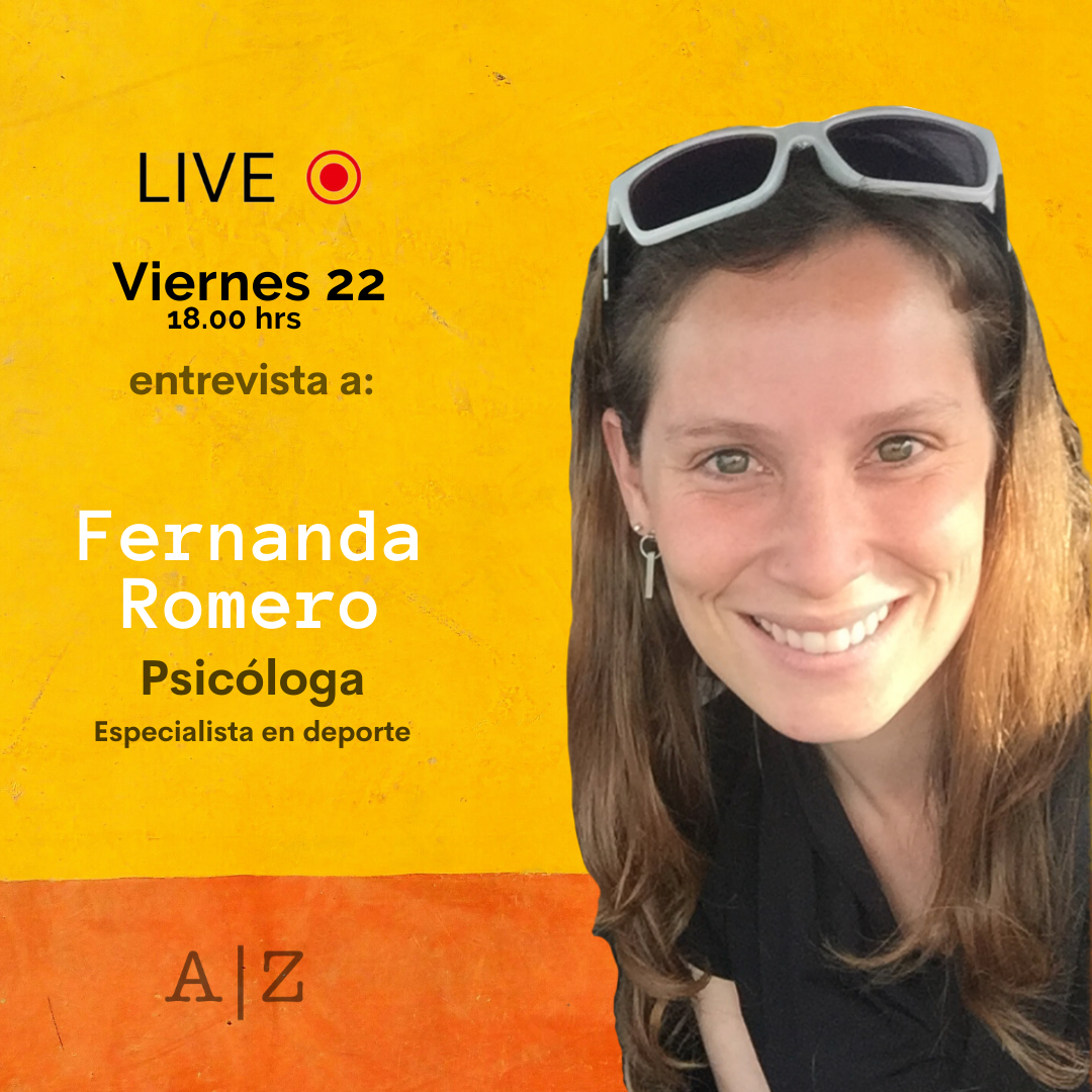 Nuevo Live con Fernanda Romero, psicóloga deportiva