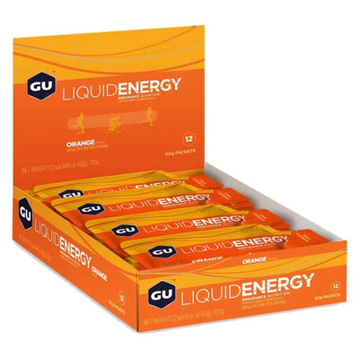 GEL GU BOX ENERGY LIQUID, ORANGE