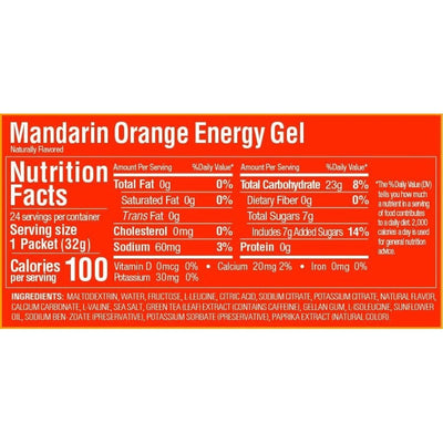 Gel GU energy Mandarina naranja - Aqua Zone