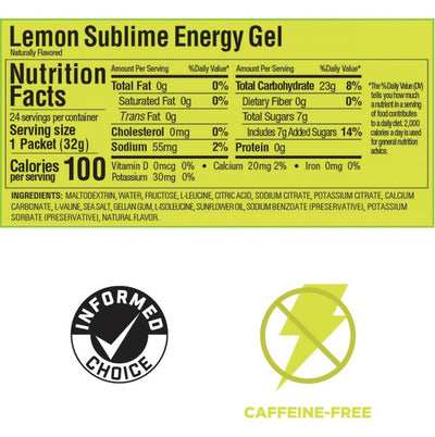 Gel GU energy Lemon sublime